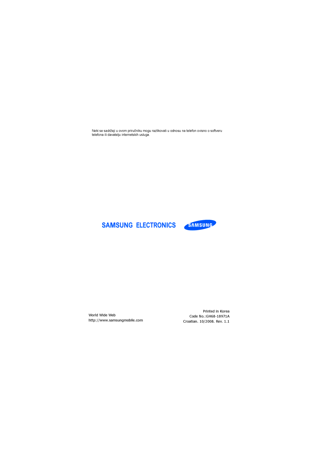 Samsung SGH-G810EAASEB manual 