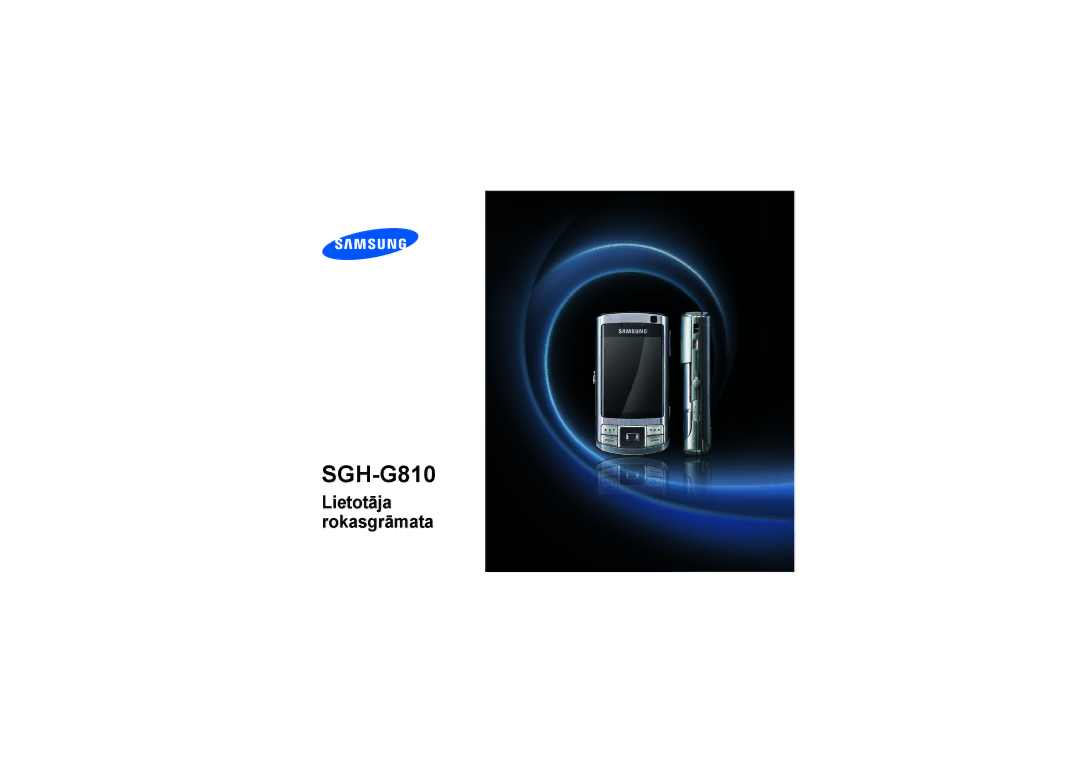 Samsung SGH-G810EAASEB manual 