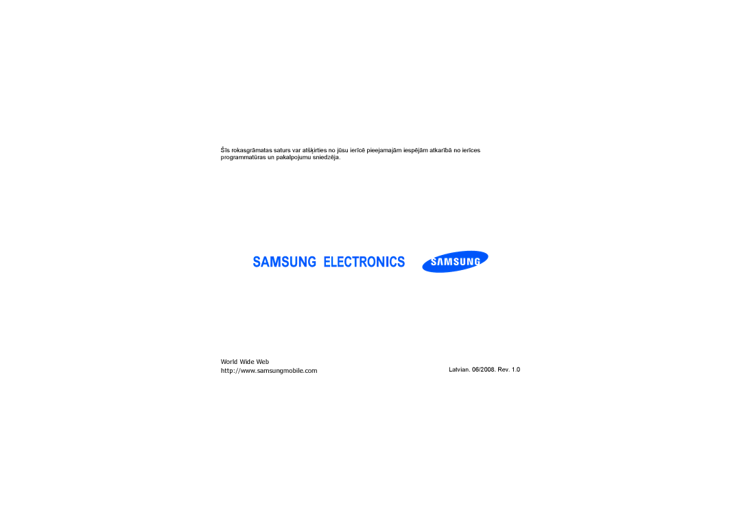 Samsung SGH-G810EAASEB manual World Wide Web 