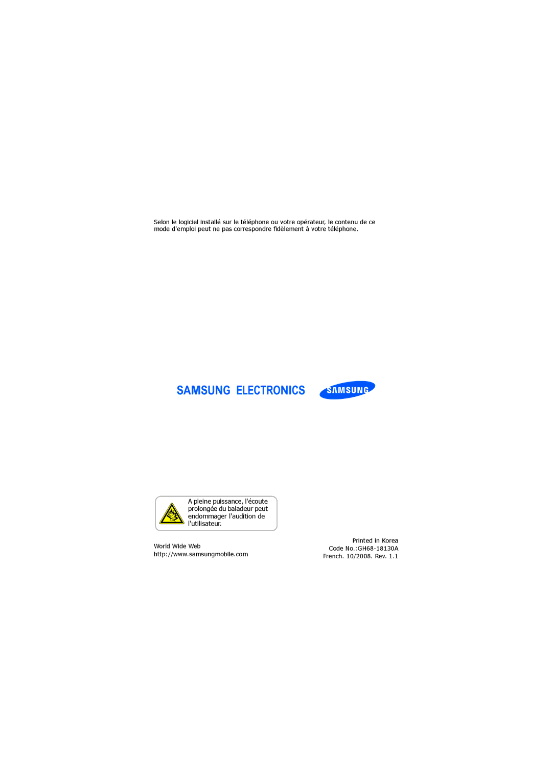 Samsung SGH-G810EACXEF, SGH-G810EACBOG, SGH-G810EACSFR, SGH-G810EAAXEF, SGH-G810EAASFR manual 