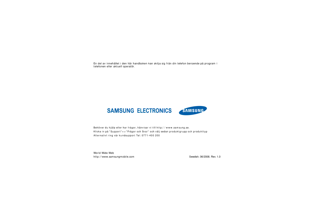 Samsung SGH-I200EKATDC, SGH-I200EKAXEE manual World Wide Web 