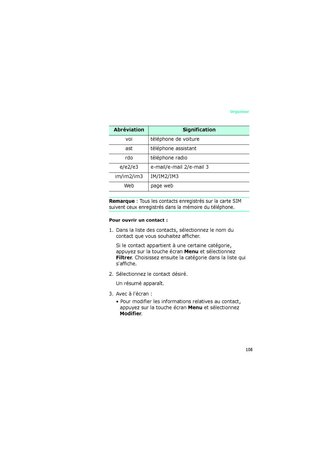 Samsung SGH-I320ZKAXEF, SGH-I320ZKAFTM, SGH-I320ZKADIX manual IM/IM2/IM3 