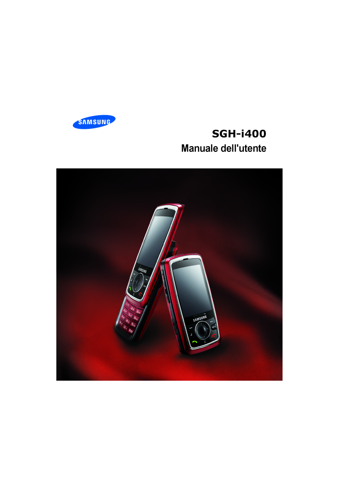 Samsung SGH-I400PRAXET, SGH-I400ZKAXET manual SGH-i400 