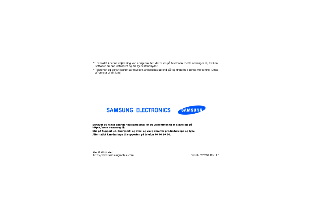 Samsung SGH-I450ABAXEE, SGH-I450ABATDC manual World Wide Web 