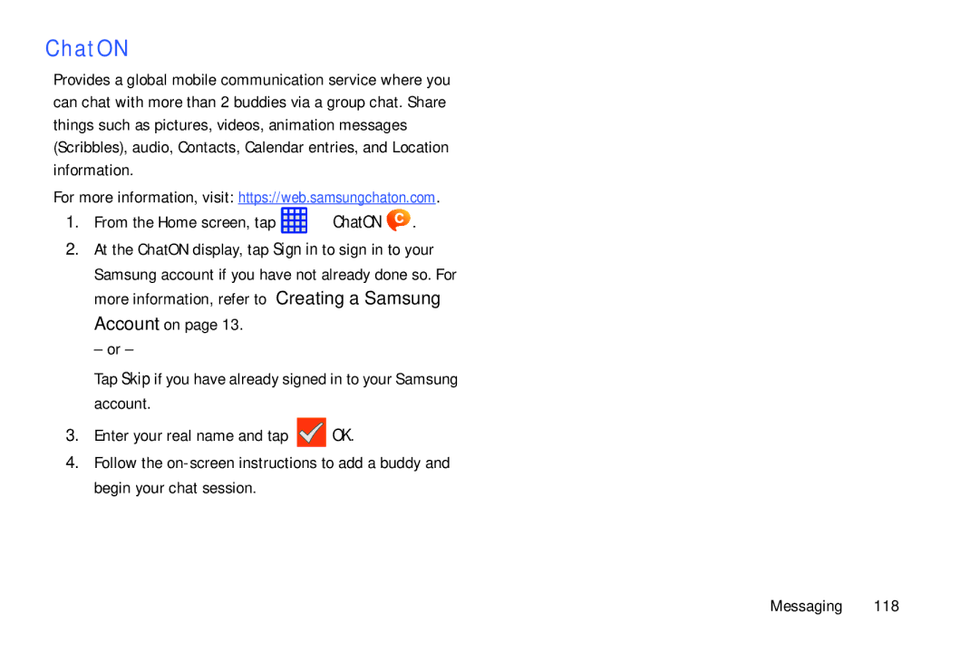 Samsung SGH-I537_UM user manual ChatON 