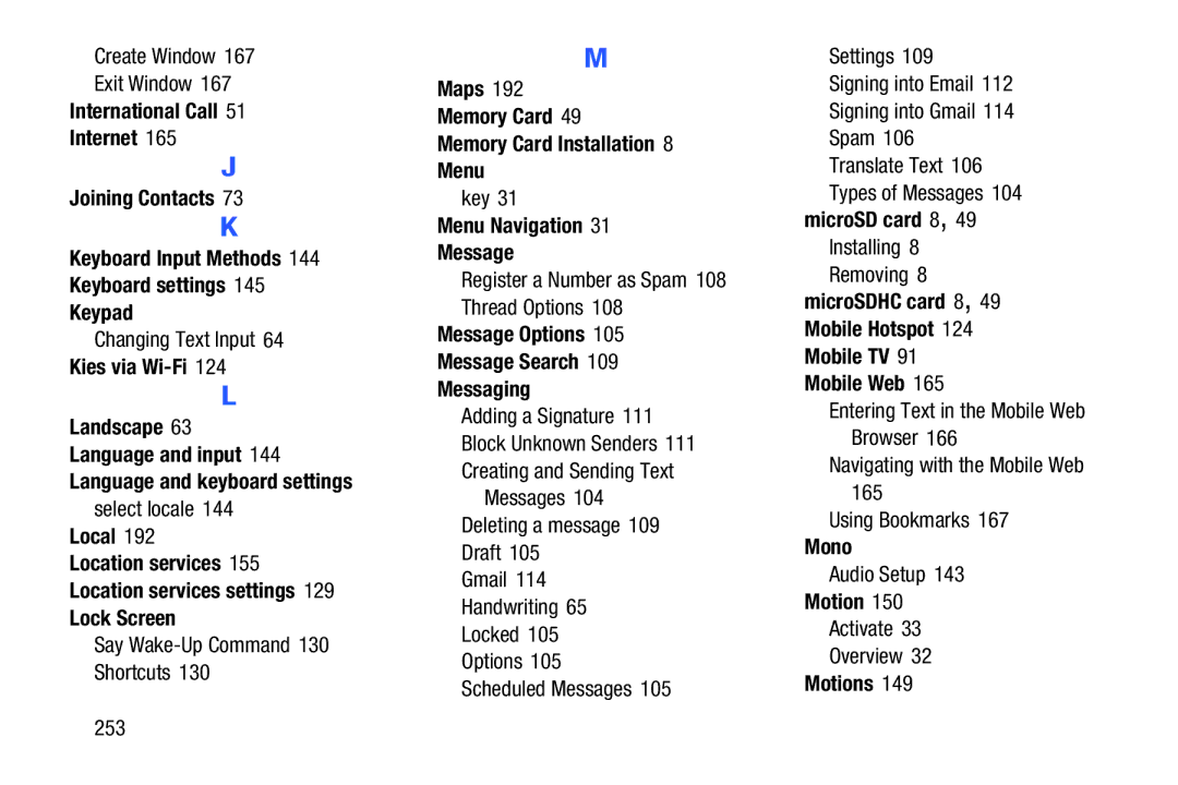 Samsung SGH-I537_UM International Call Internet Joining Contacts, Keypad, Kies via Wi-Fi, Local, Lock Screen, Mono, Motion 