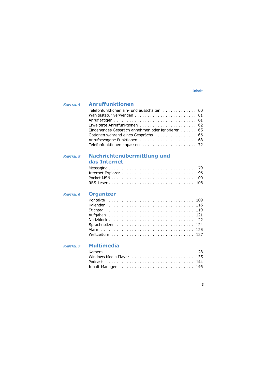 Samsung SGH-I600LKAXEG, SGH-I600LKVVD2, SGH-I600LKUDBT, SGH-I600LKAEPL Kapitel 5 Nachrichtenübermittlung und das Internet 