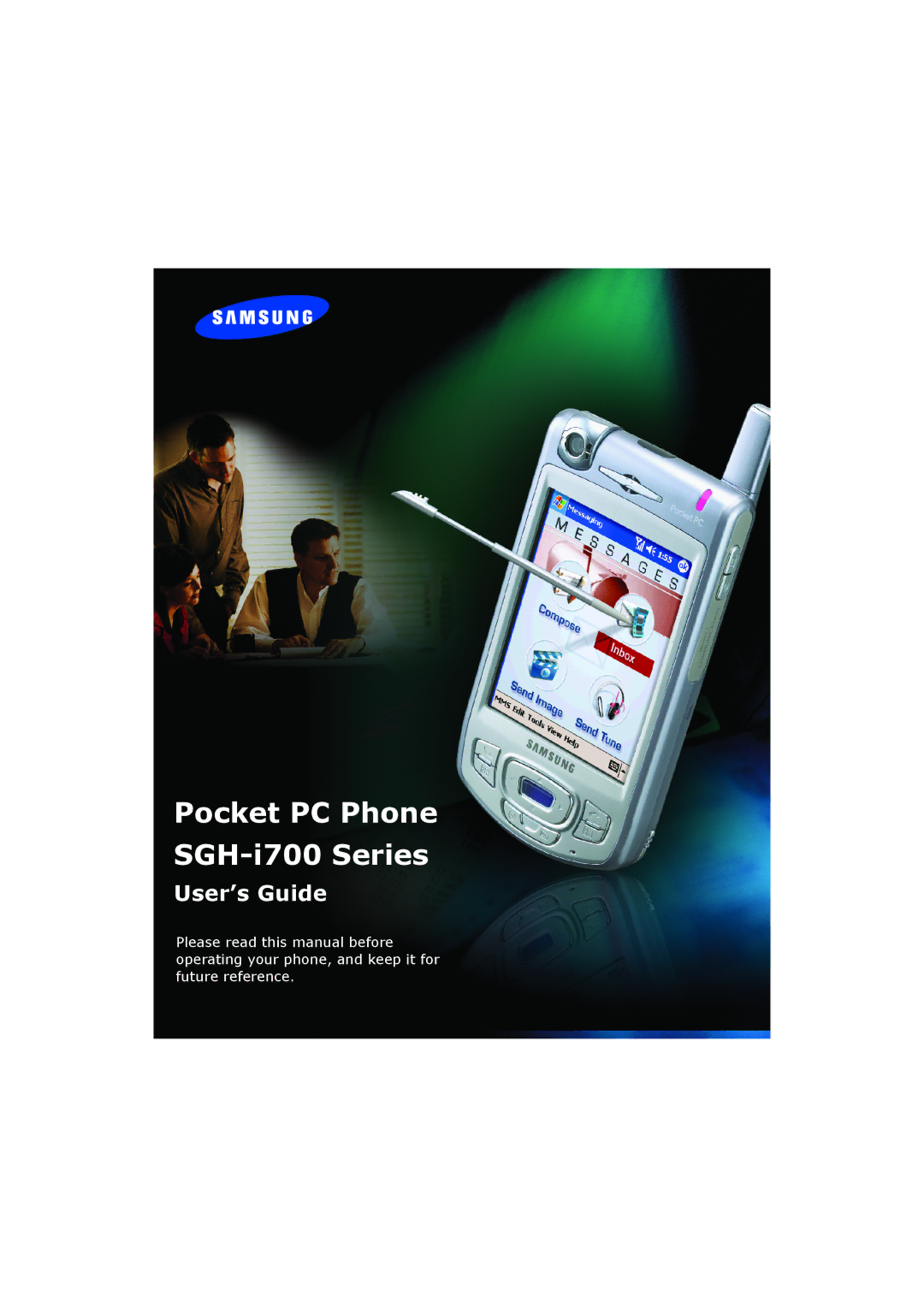 Samsung SGH-I700 manual Pocket PC Phone SGH-i700 Series 