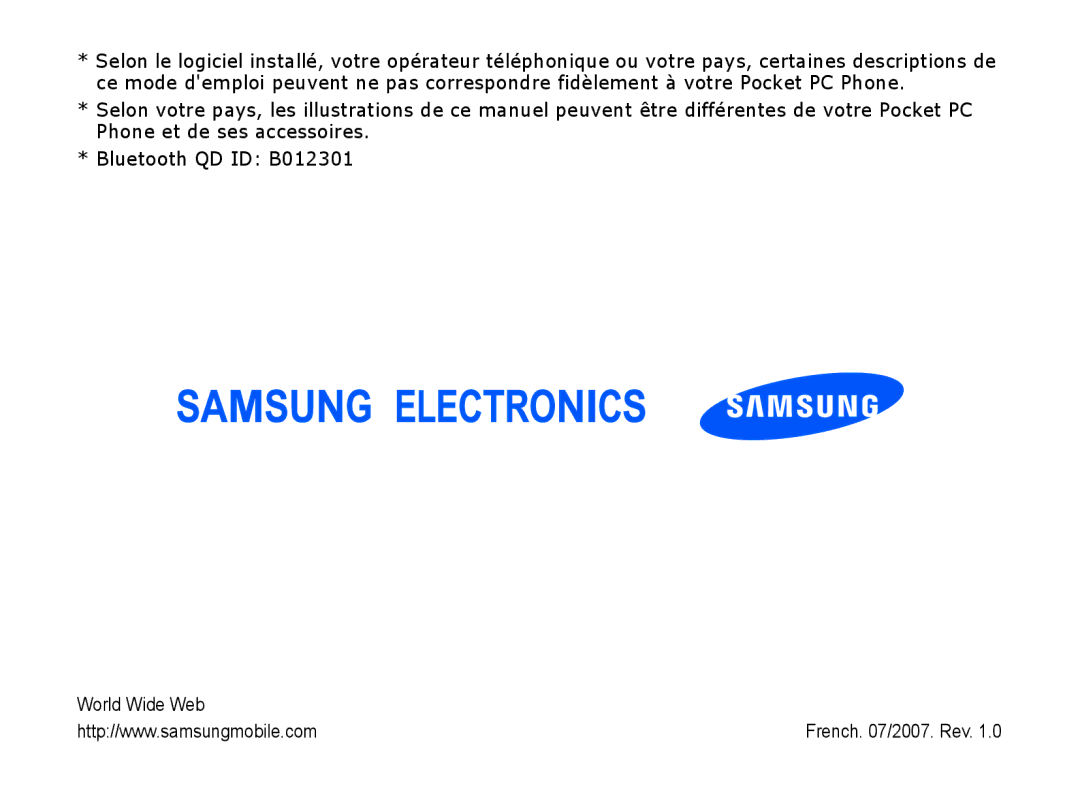 Samsung SGH-I710ZSAXEF, SGH-I710ZSABOG manual World Wide Web 