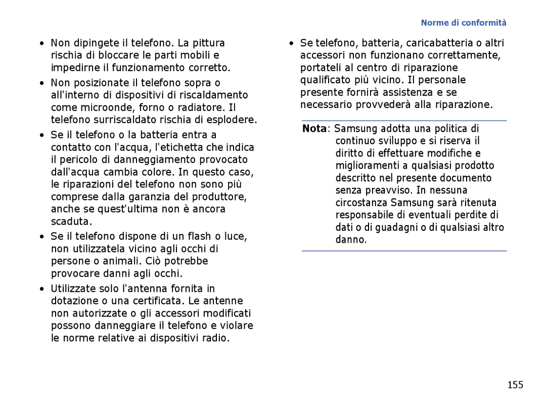 Samsung SGH-I710ZSAITV, SGH-I710ZSATIM manual 155 