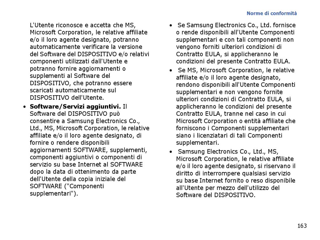 Samsung SGH-I710ZSAITV, SGH-I710ZSATIM manual 163 