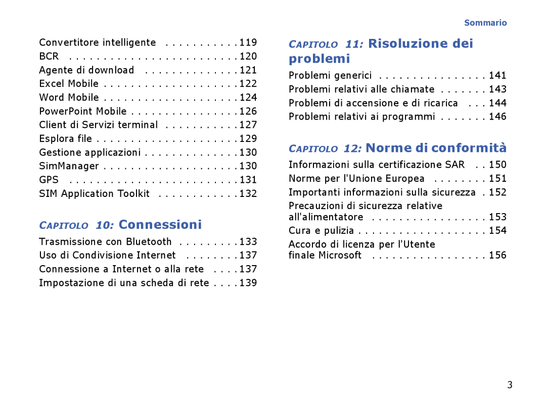 Samsung SGH-I710ZSAITV Convertitore intelligente 119, 120, Esplora file 129 Gestione applicazioni, SimManager 130, 131 