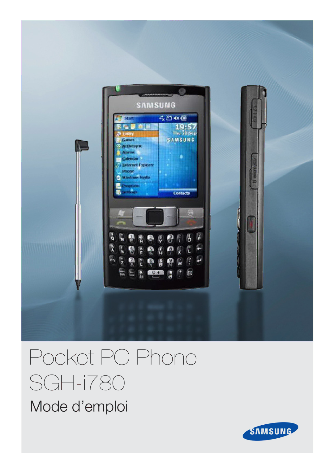 Samsung SGH-I780ZKABOG, SGH-I780VRAXEF, SGH-I780VRNSFR, SGH-I780ZKAFTM, SGH-I780VRASFR manual Pocket PC Phone SGH-i780 