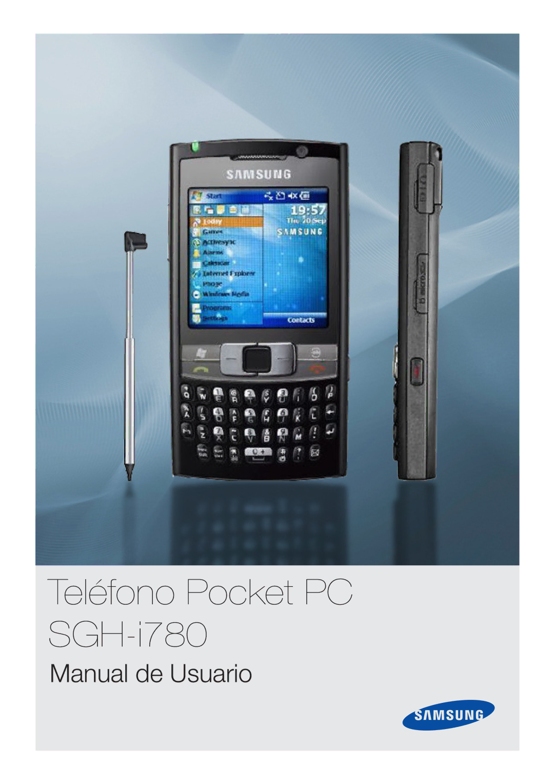 Samsung SGH-I780VRNYOG, SGH-I780ZKAAMN, SGH-I780ZKAXEC, SGH-I780ZKNXEC, SGH-I780ZKNYOG manual Teléfono Pocket PC SGH-i780 