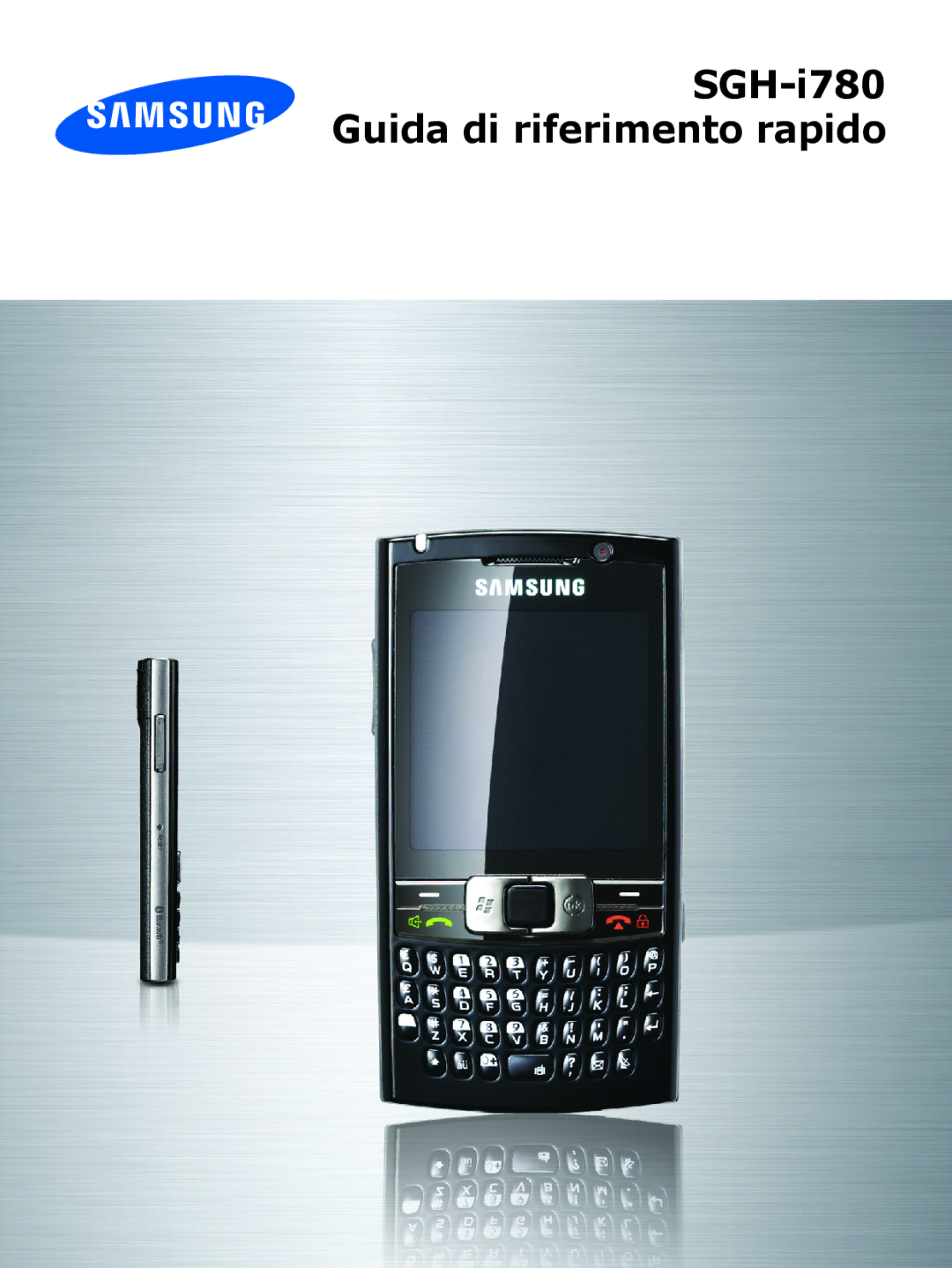 Samsung SGH-I780VRAWIN, SGH-I780ZKNITV, SGH-I780VRNTIM, SGH-I780ZKAITV manual SGH-i780 Guida di riferimento rapido 