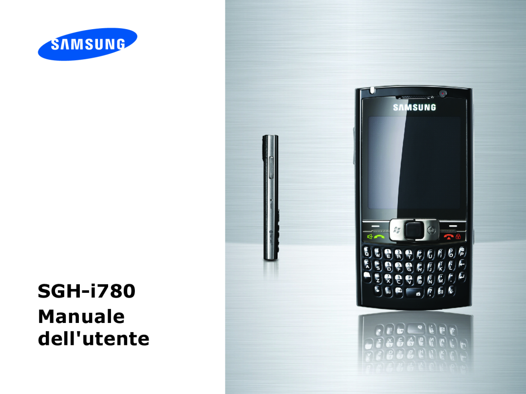 Samsung SGH-I780VRAWIN, SGH-I780ZKNITV, SGH-I780VRNTIM, SGH-I780ZKAITV, SGH-I780ZKATIM manual SGH-i780 Manuale dellutente 