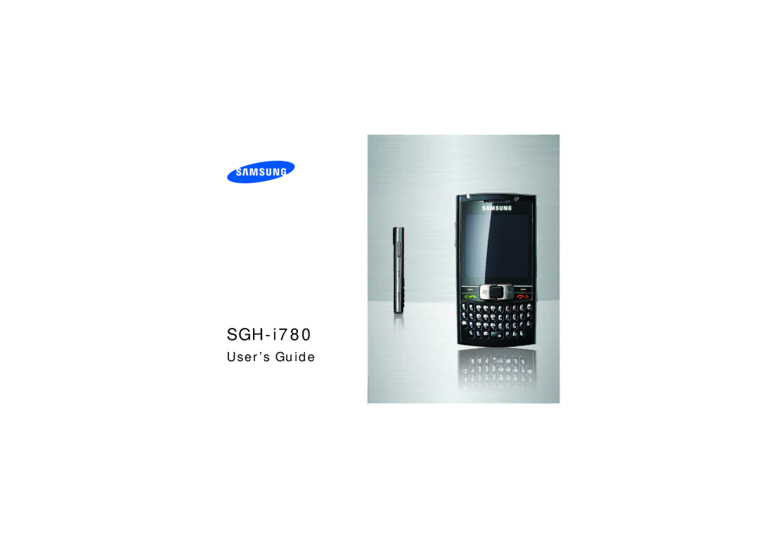 Samsung SGH-I780ZKADBT, SGH-I780ZKNVD2, SGH-I780ZKCDBT, SGH-I780ZKAVD2, SGH-I780ZKAXEG manual Pocket PC Phone SGH-i780 