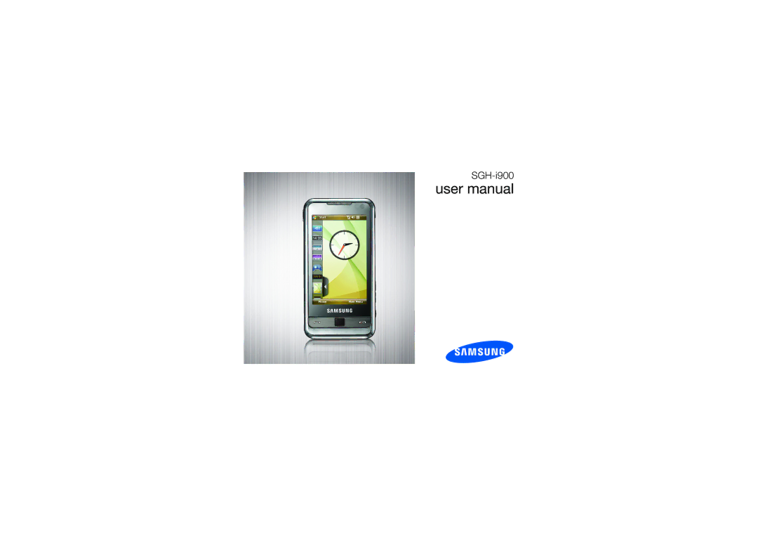 Samsung SGH-I900XKBSUN, SGH-I900XKBAUT, SGH-I900ZKMITV, SGH-I900ZVBITV, SGH-I900XKBITV, SGH-I900XKWOMN manual SGH-i900 