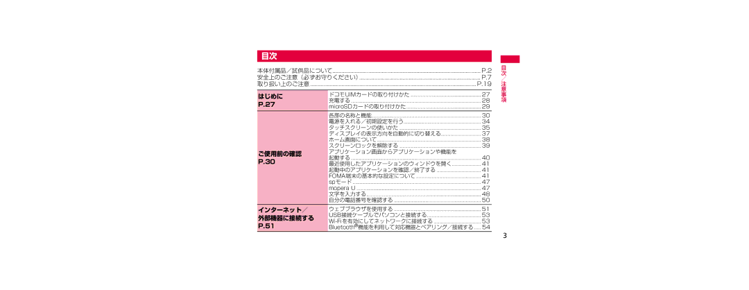 Samsung SGH-N023CWNDCM, SGH-N023ZWNDCM manual はじめに, ご使用前の確認 