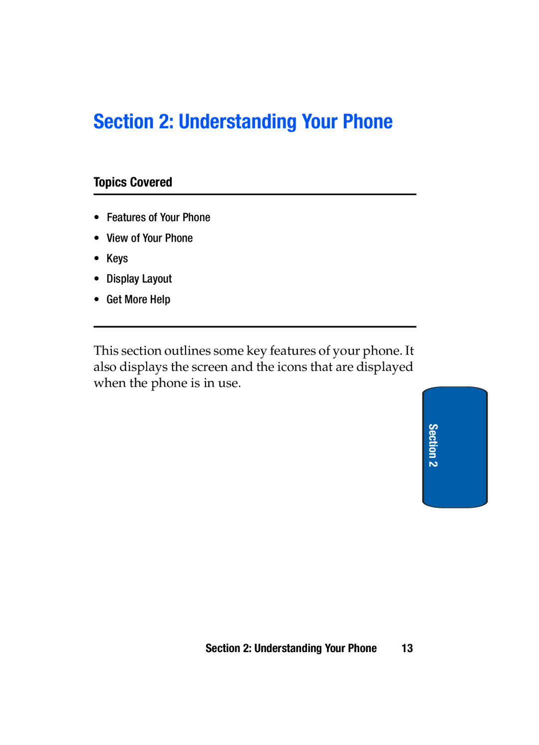 Samsung SGH-t309 manual Understanding Your Phone 