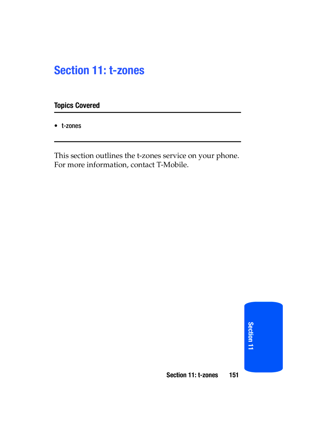 Samsung SGH-t509s manual Zones 