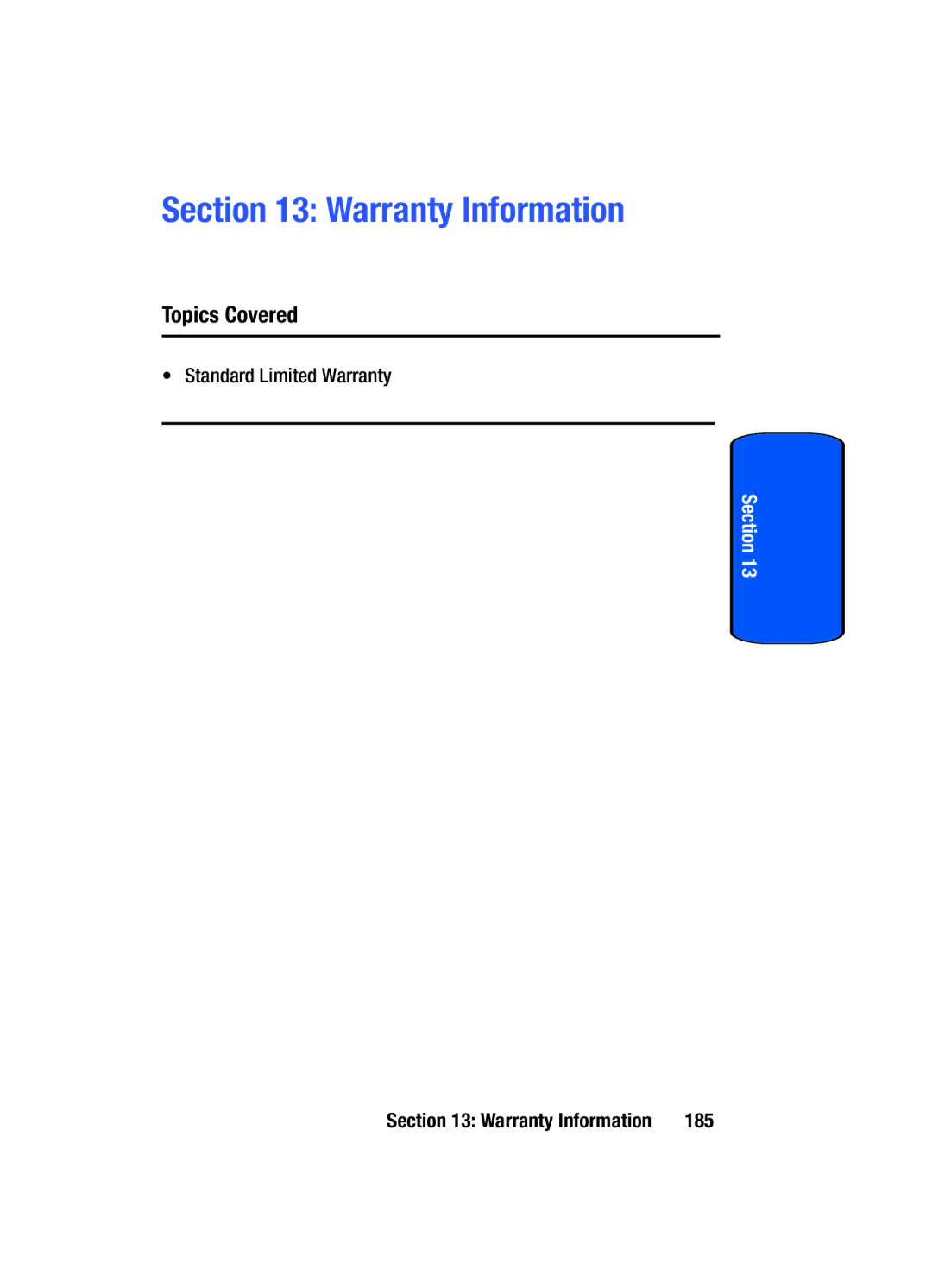 Samsung SGH-t509s manual Warranty Information 