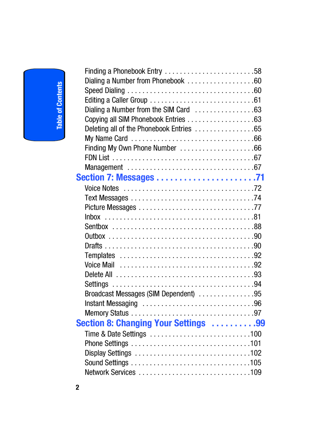 Samsung SGH-T509TSATMB manual Messages 