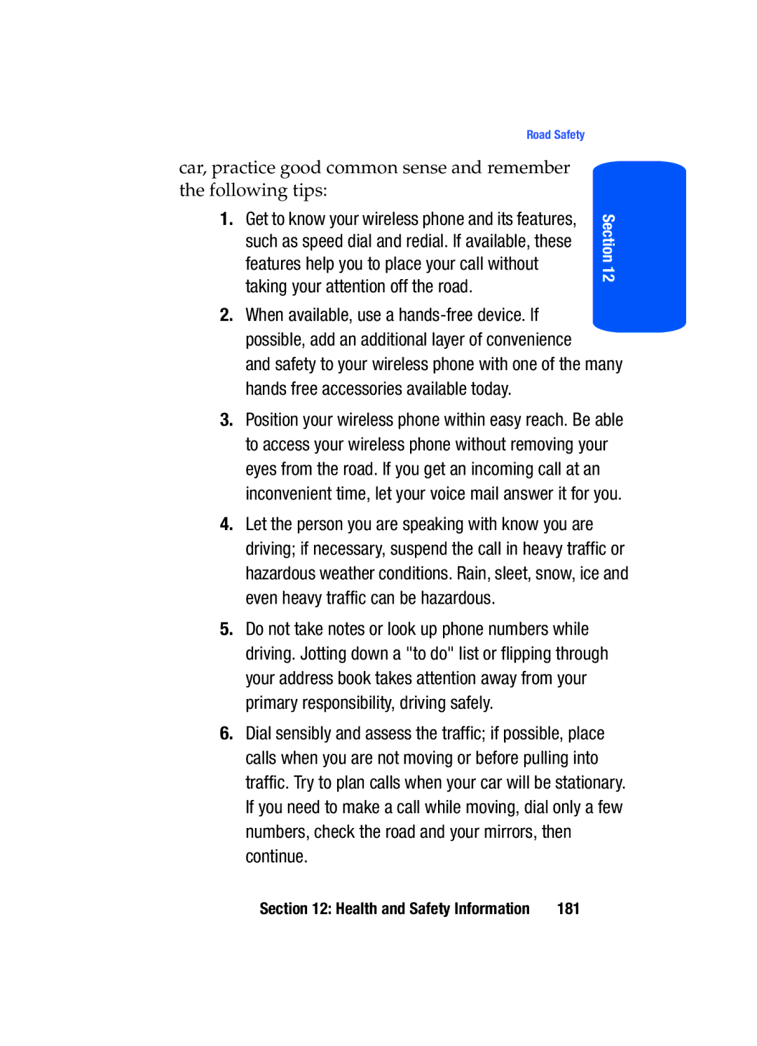 Samsung SGH-T519 manual 181 