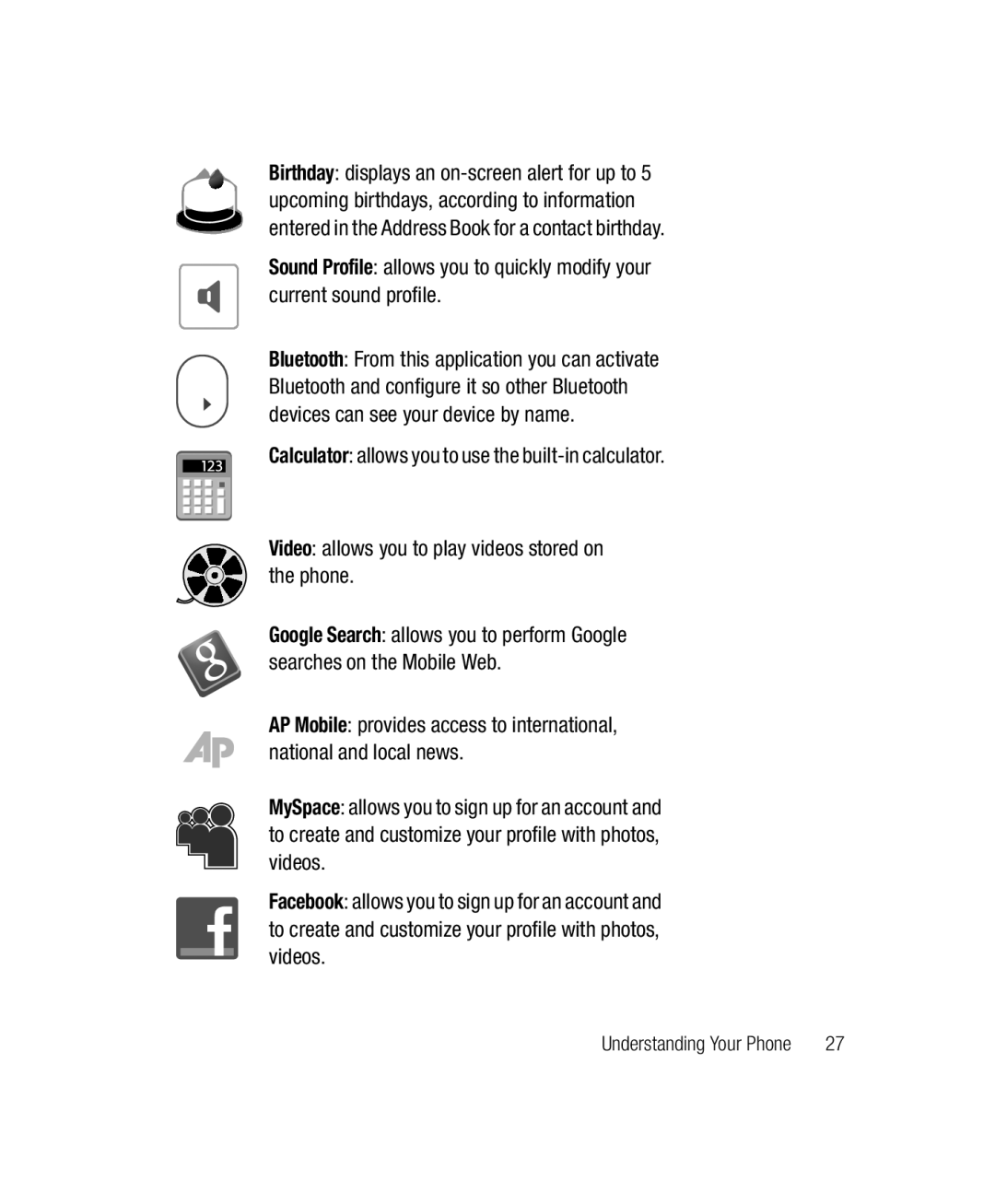 Samsung SGH-T528G user manual Understanding Your Phone 