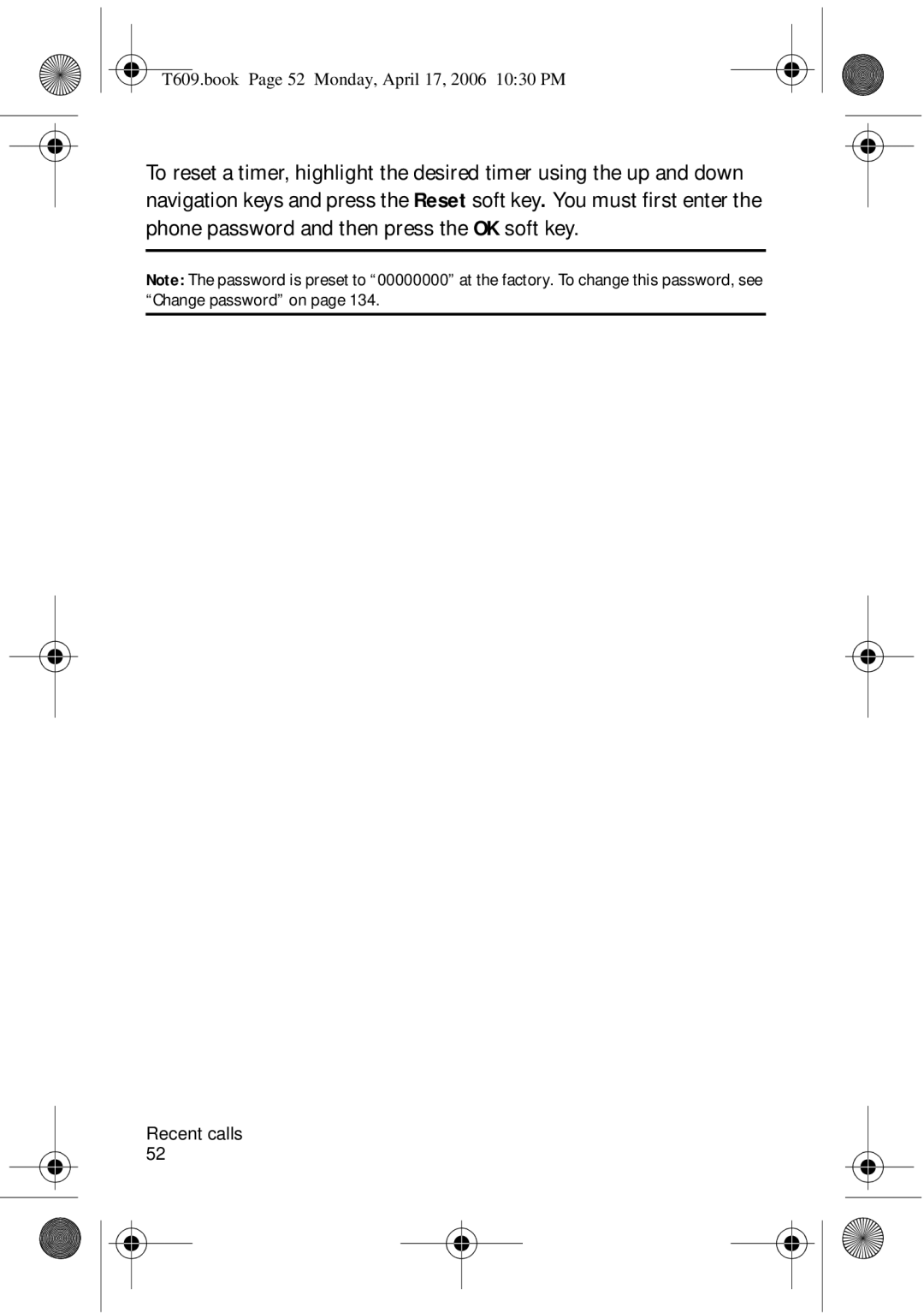 Samsung SGH-t609 manual T609.book Page 52 Monday, April 17, 2006 1030 PM 