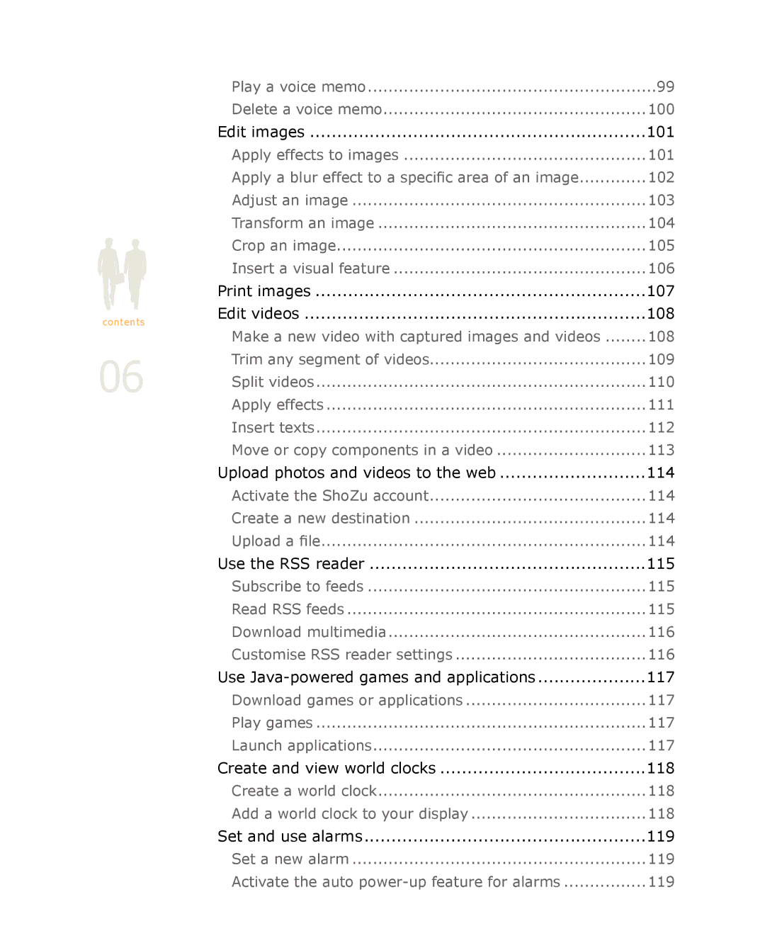 Samsung SGH-U900 user manual Print images 