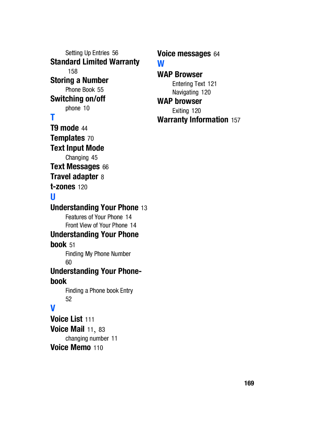 Samsung SGH-x475 Storing a Number, Switching on/off, T9 mode Templates Text Input Mode, Understanding Your Phone book 