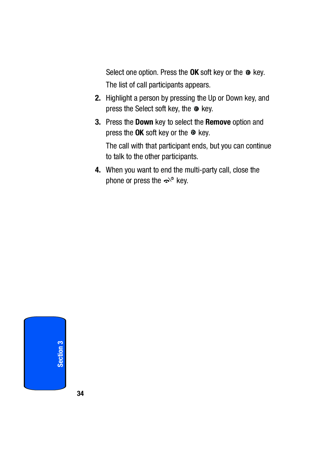 Samsung SGH-x475 manual Section 