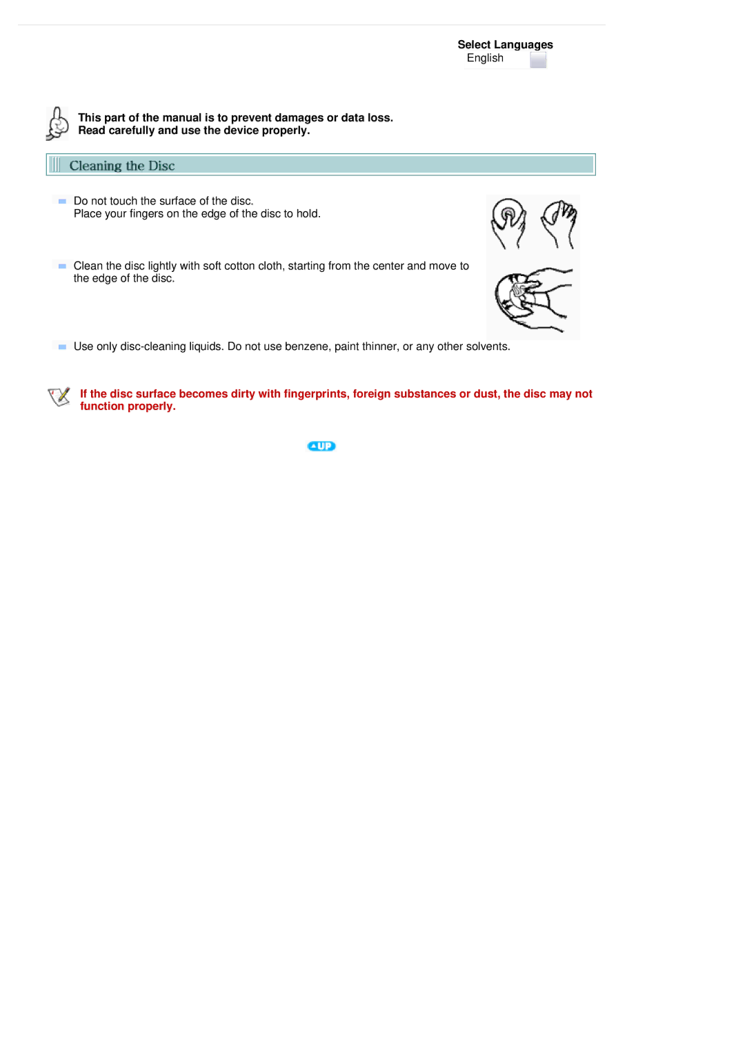 Samsung SH-S222L/BEBS user manual Select Languages 