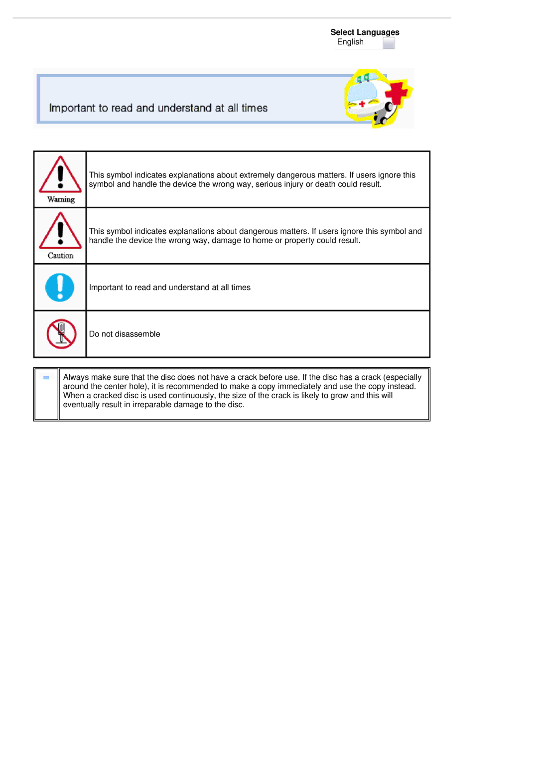 Samsung SH-S222L/BEBS user manual Select Languages 