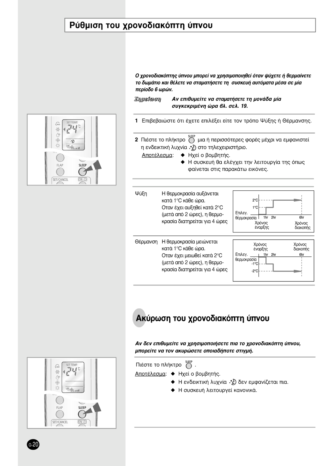 Samsung SH12BWHX manual ‡ıÌÈÛË ÙÔ˘ ¯ÚÔÓÔ‰È·ÎﬁÙË ‡ÓÔ˘, AÎ‡ÚˆÛË ÙÔ˘ ¯ÚÔÓÔ‰È·ÎﬁÙË ‡ÓÔ˘, ∏ Û˘Ûîâ˘‹ Ïâèùô˘Úáâ› Î·Óôóèî¿ 