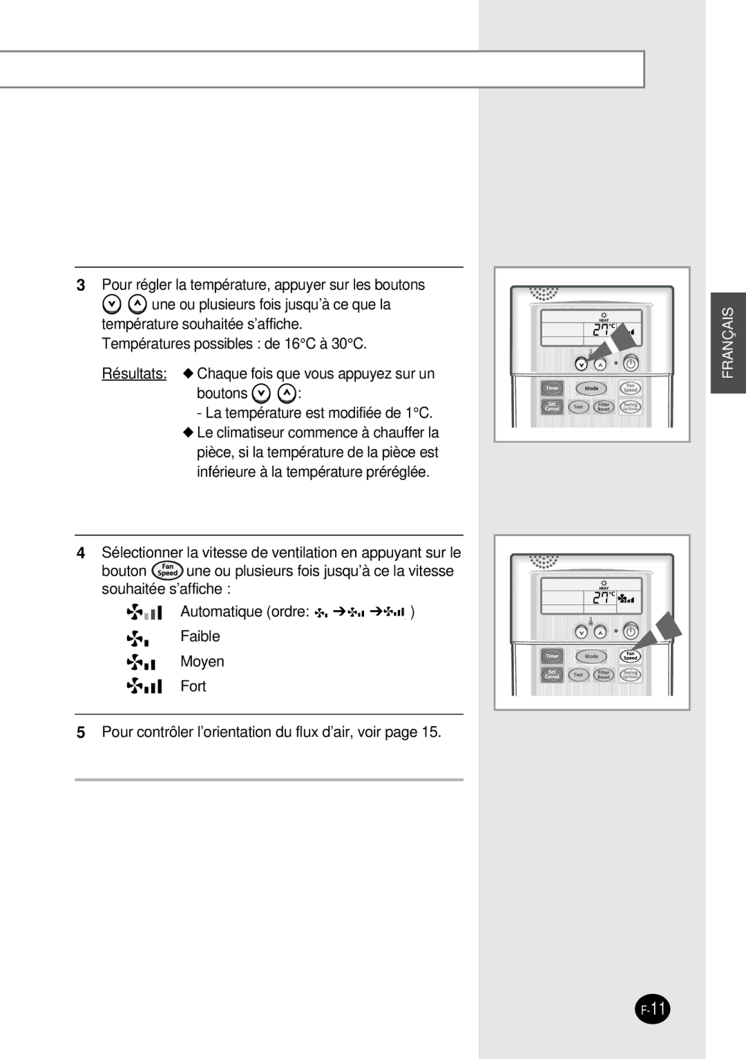 Samsung SH12BWH manual Français 