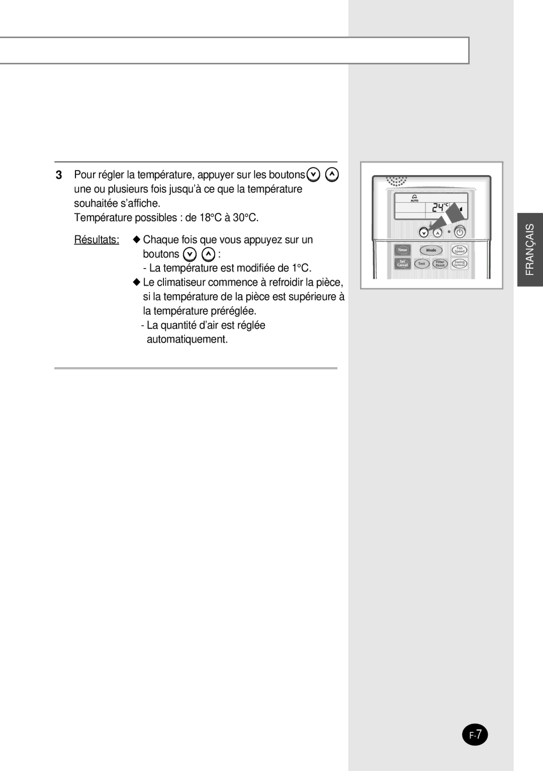 Samsung SH12BWH manual Français 