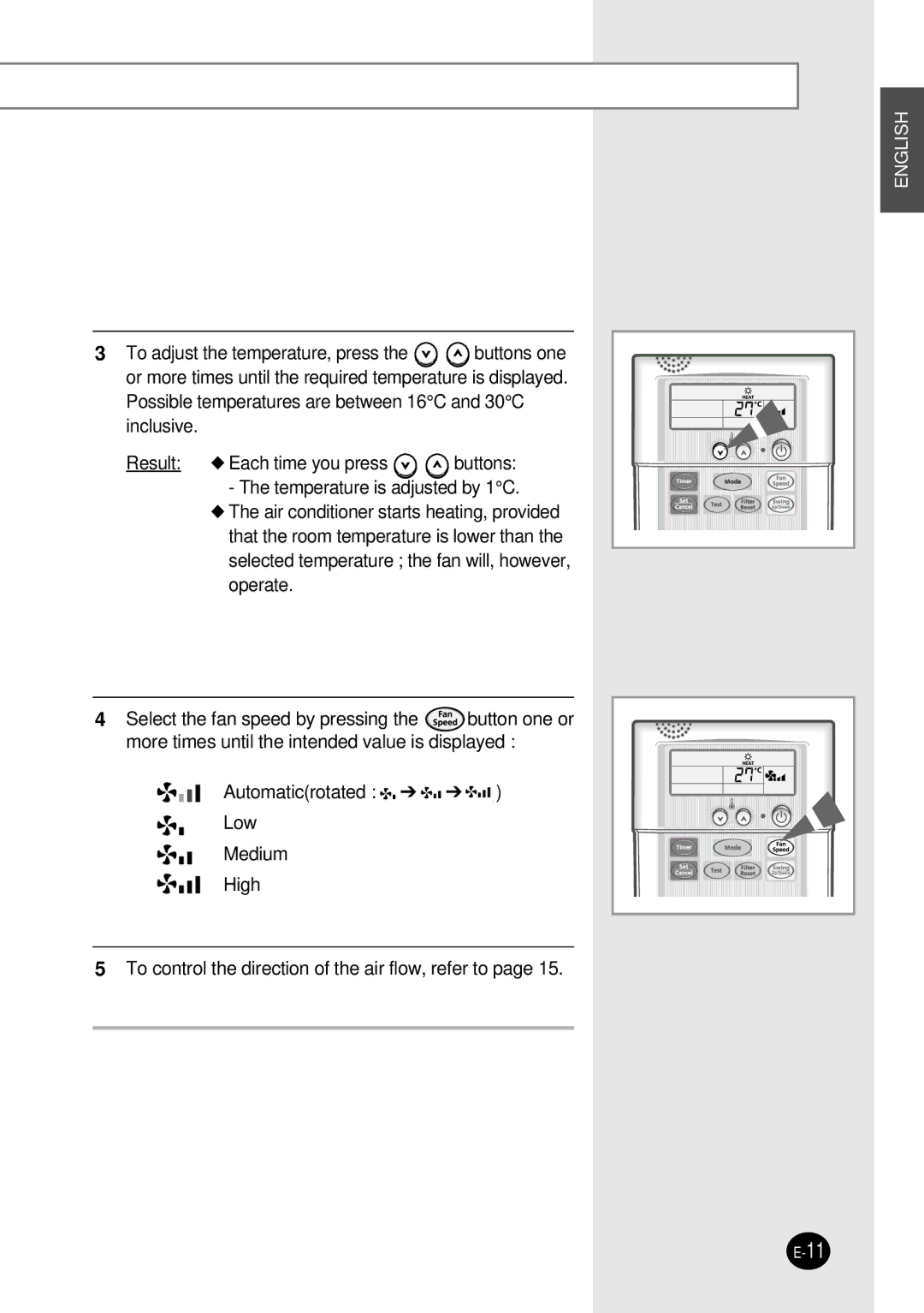 Samsung SH12BWH manual English 