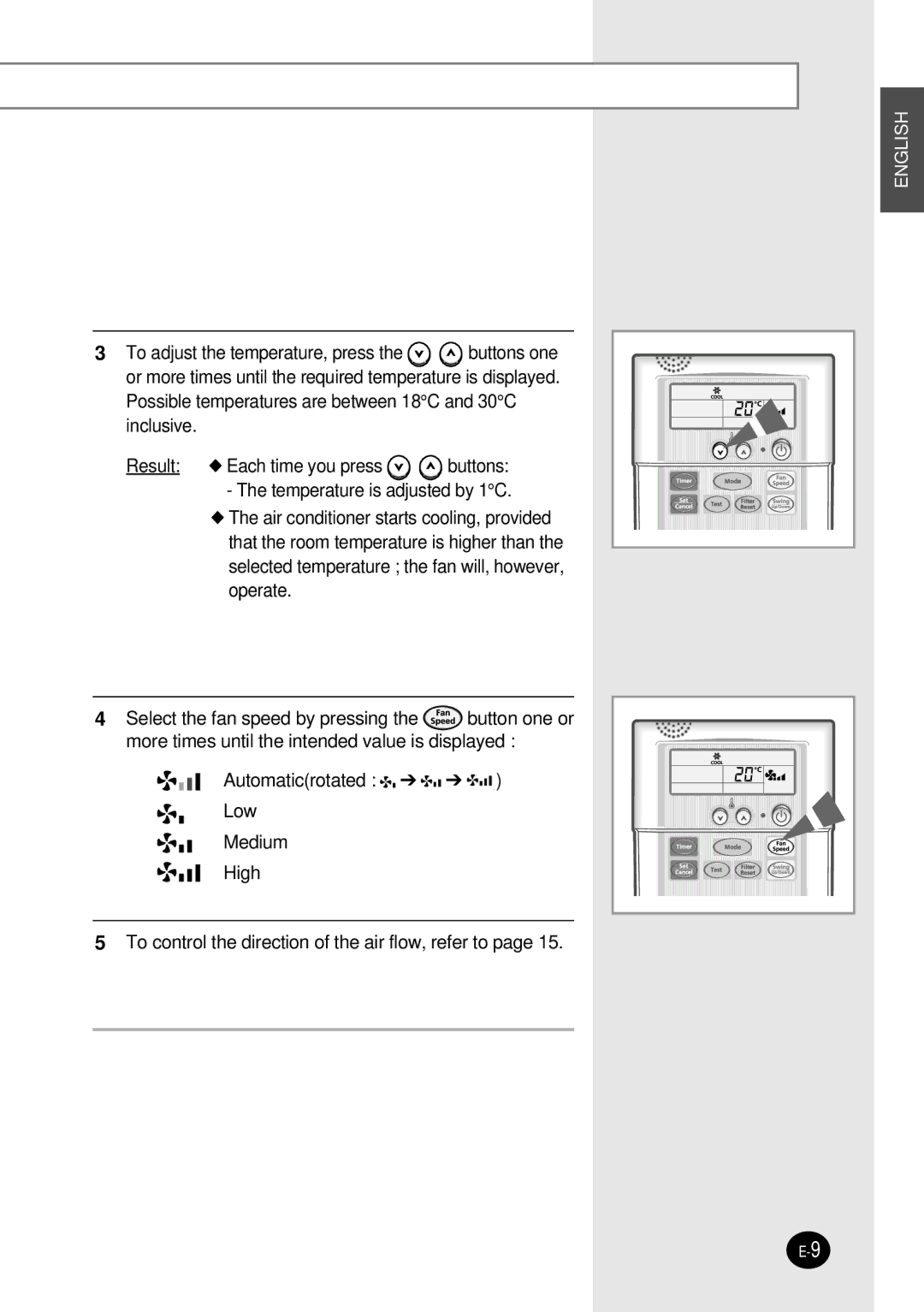 Samsung SH12BWH manual English 