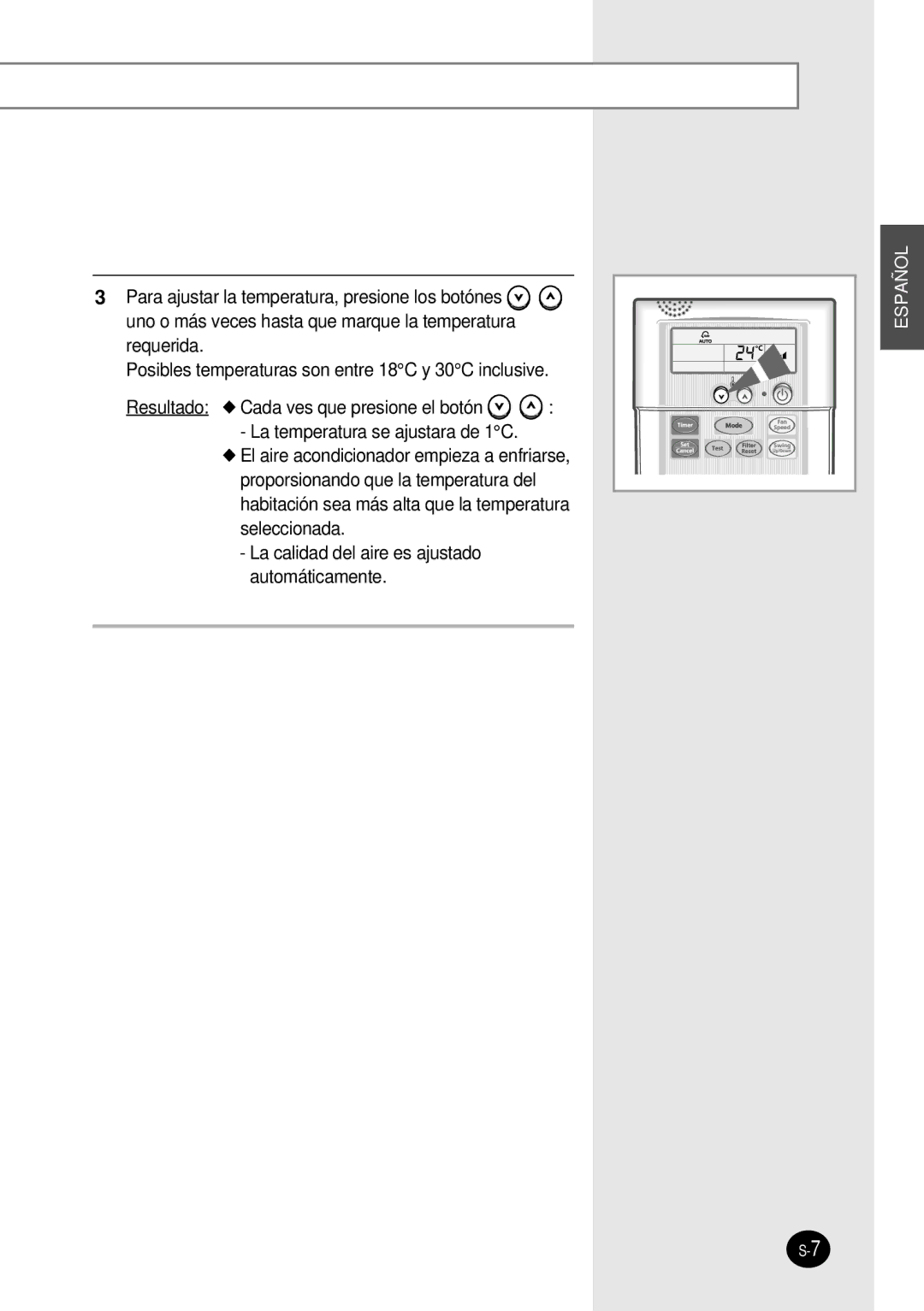 Samsung SH12BWH manual Español 