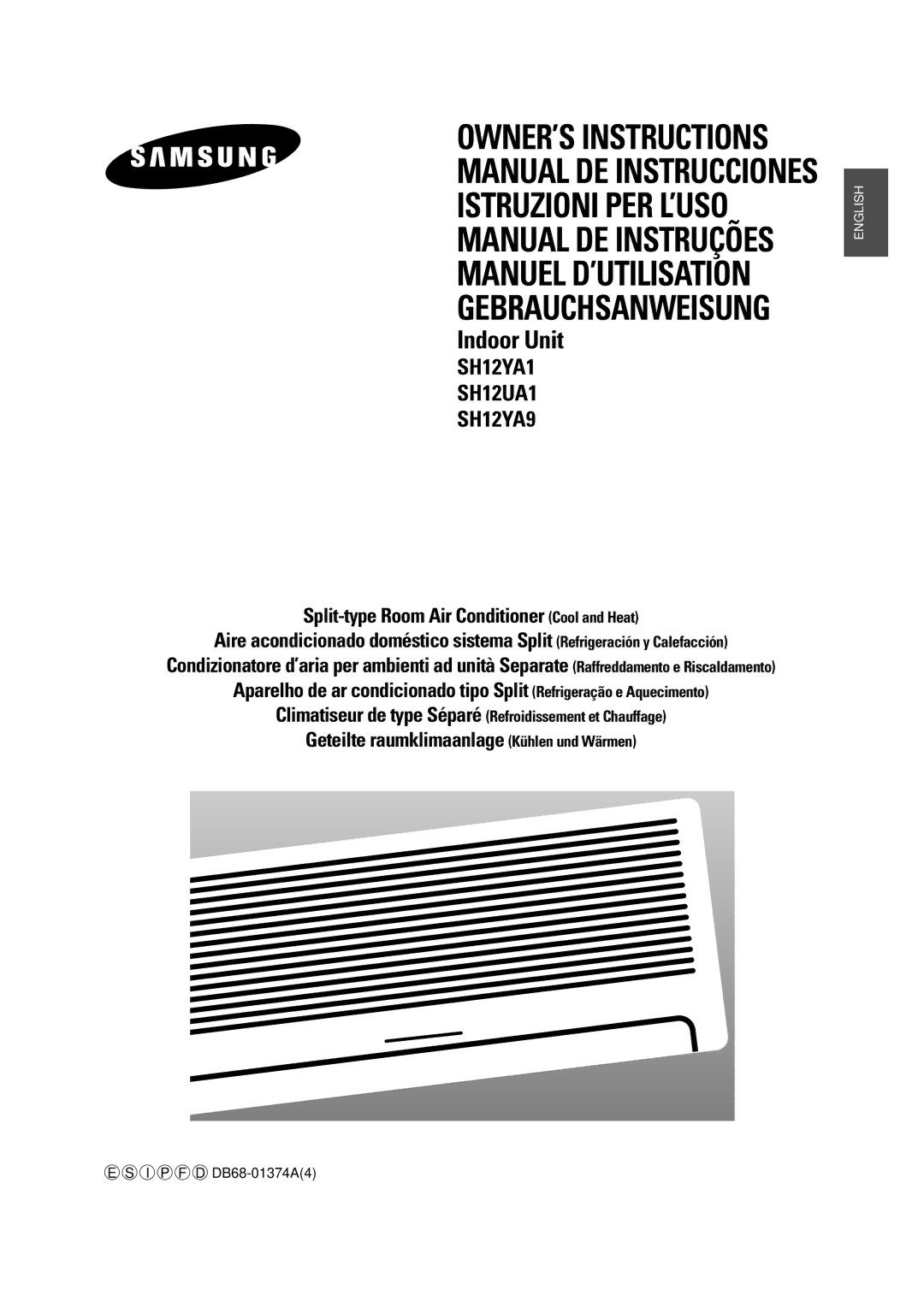 Samsung SH12UA1 manual Manual DE Instrucciones Istruzioni PER L’USO 