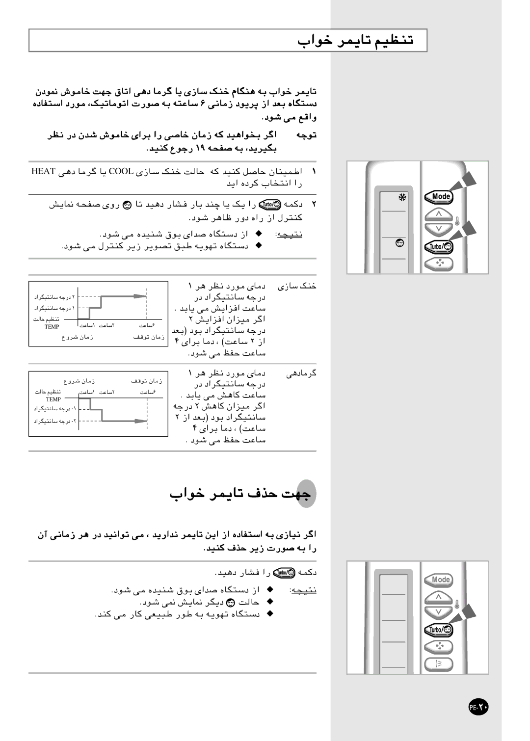 Samsung AQ09C5MED/MID, SH24AC6X, SH18AC0X, AQ12CBME/MID, AQT18C0REF/MID, IAST18C0REFMOC manual باﻮﺧ ﺮﻤ, نآ ﻰﻧﺎﻣز ﺮﻫ رد ﺪ 