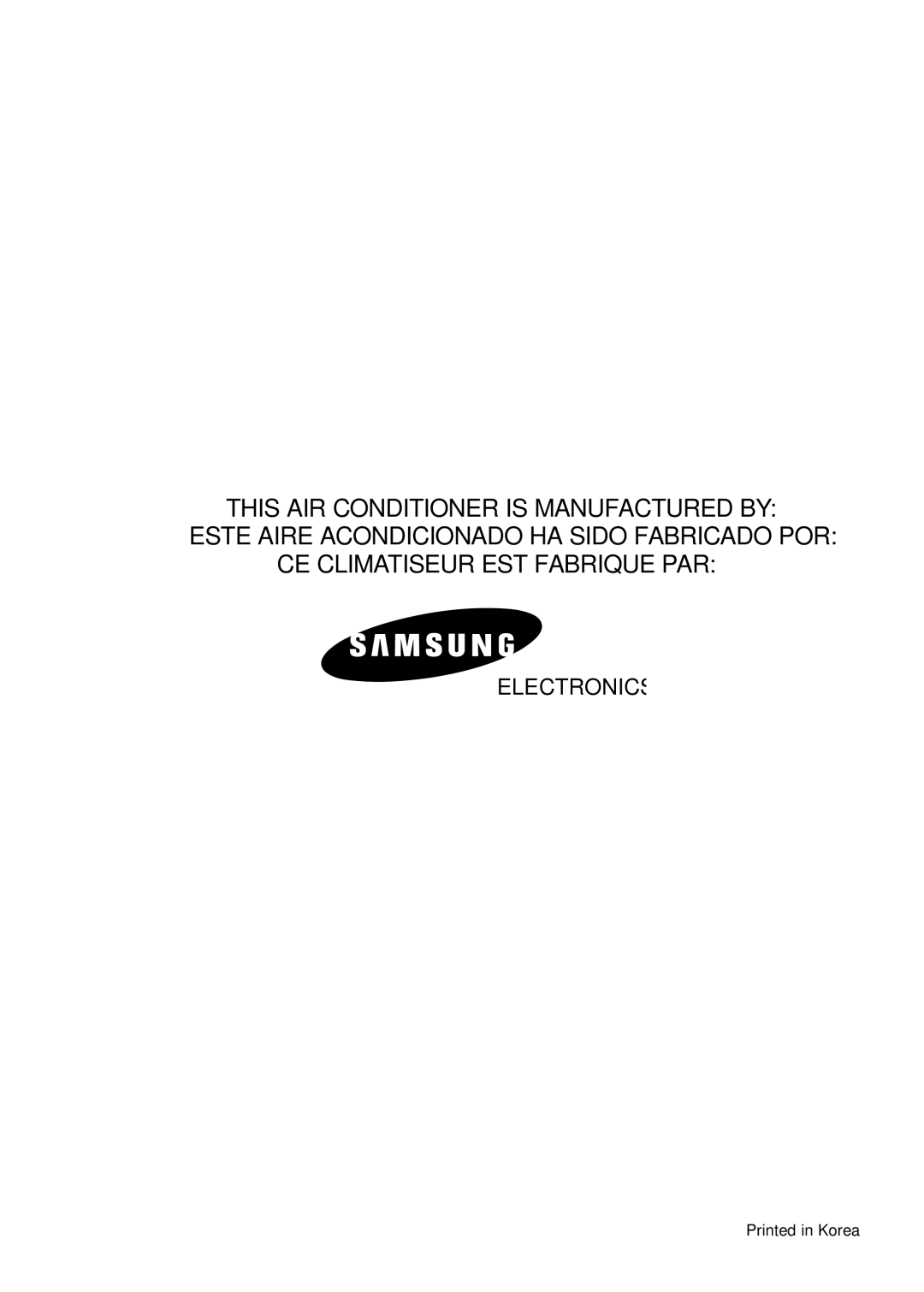 Samsung SH07AC6X, SH24TA6DX, SH24AC6X, SH18AC0X manual Electronics 