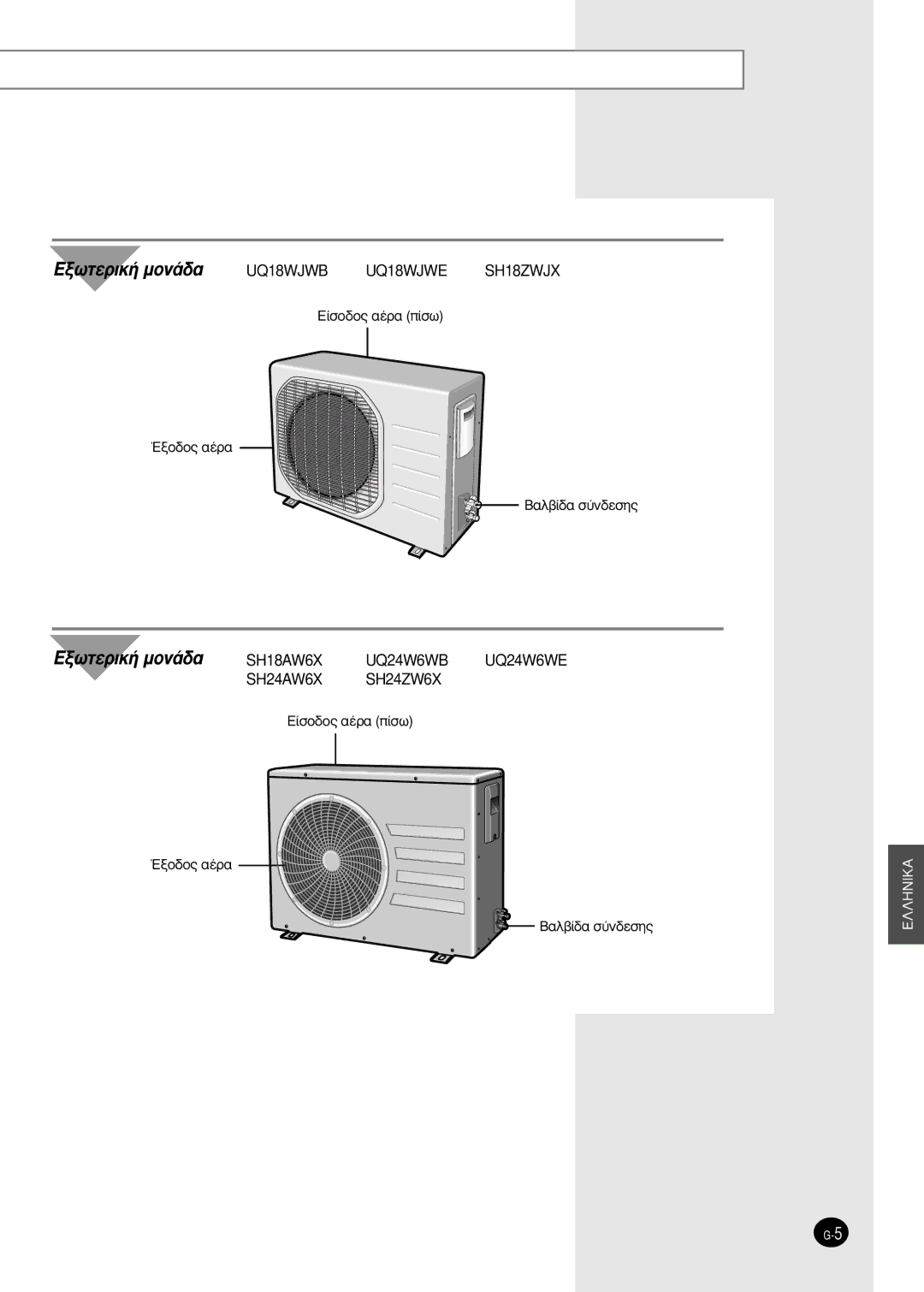 Samsung SH18AW6X, SH24AW6X, SH24ZW6X, SH18ZWJX/SER, SH18ZWJ/SER ›Ûô‰Ô˜ ·¤Ú· ›Ûˆ Œíô‰Ô˜ ·¤Ú· ·Ï‚›‰· Û‡Ó‰Âûë˜ 