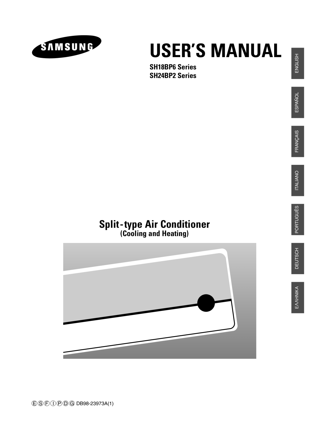 Samsung SH24BP2, SH18BP6 manual USER’S Manual, Cooling and Heating 