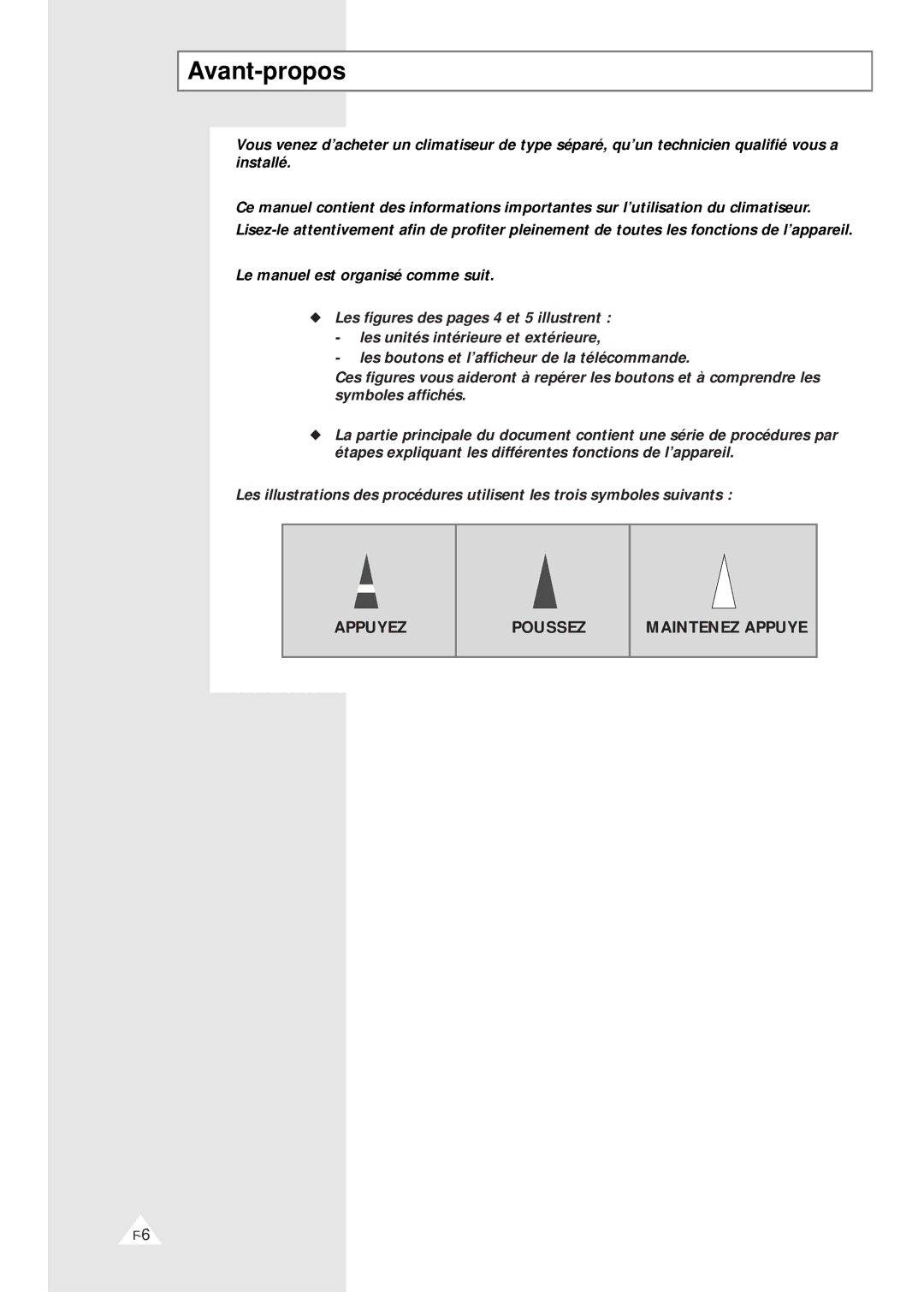 Samsung XSH18ZV/XEF, XSH24ZV/XEF manual Avant-propos 