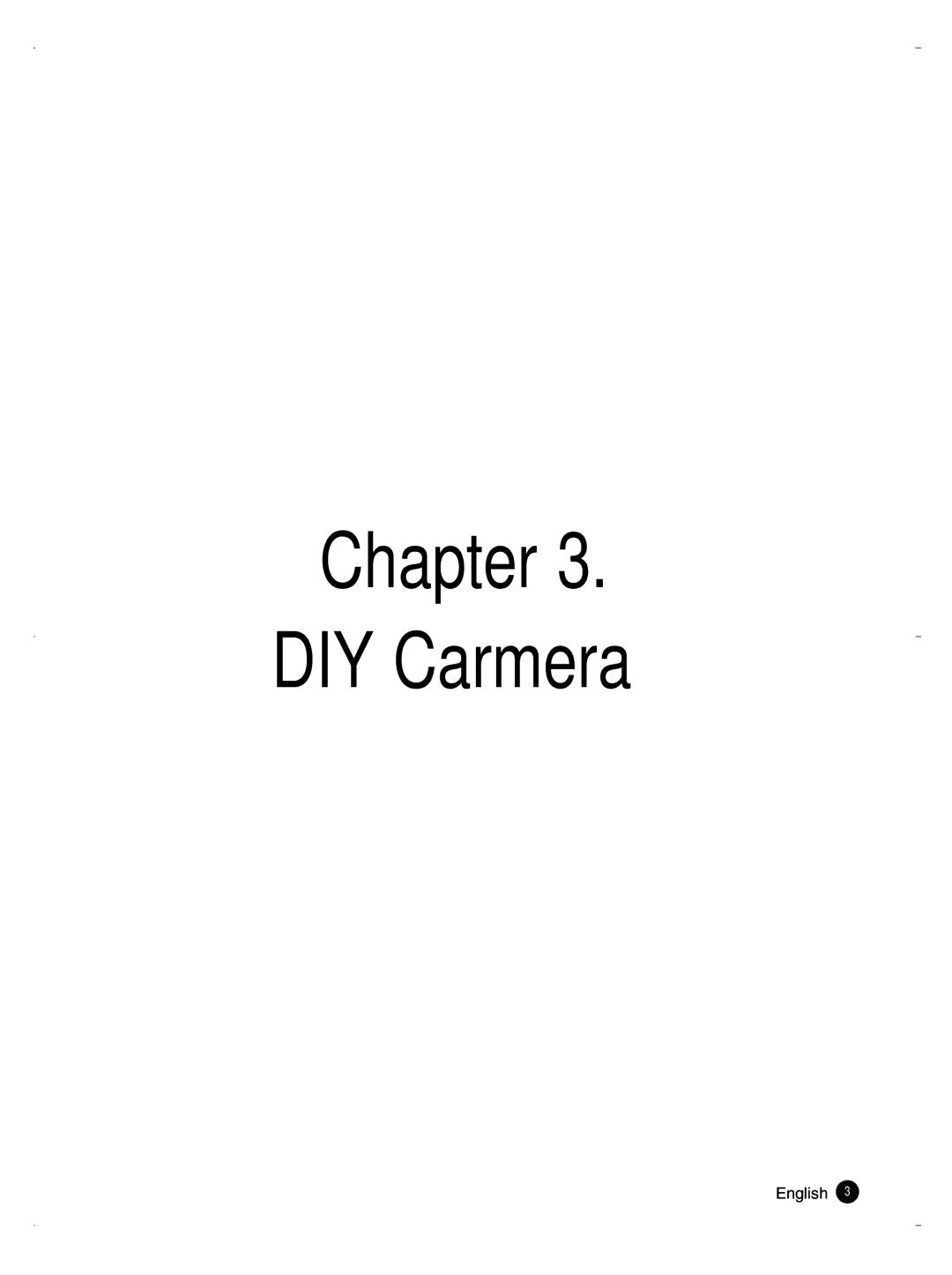 Samsung SHR-1040K user manual DIY Carmera 