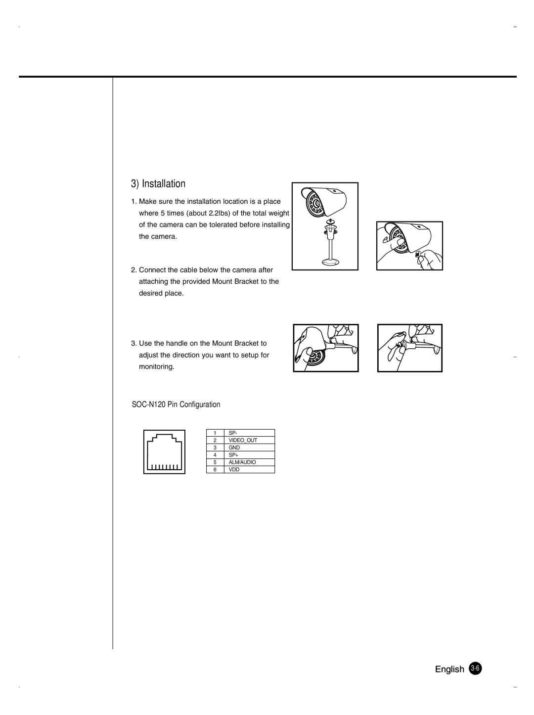 Samsung SHR-1040K user manual Installation 