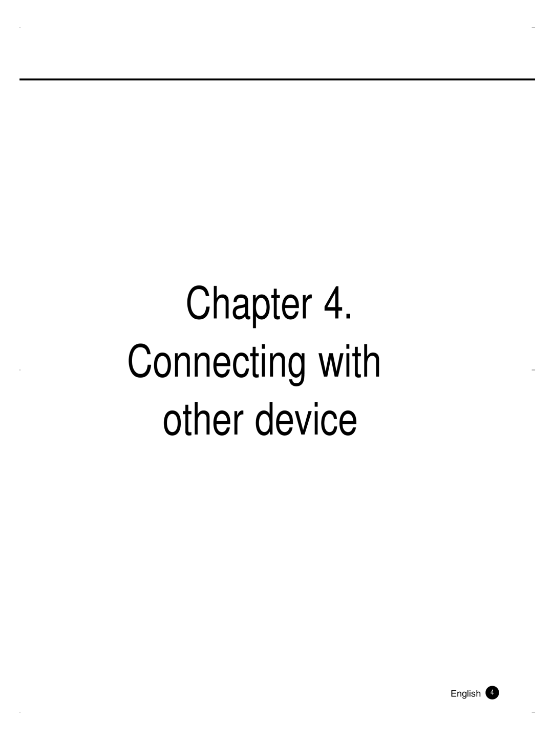 Samsung SHR-1040K user manual Connecting with other device 